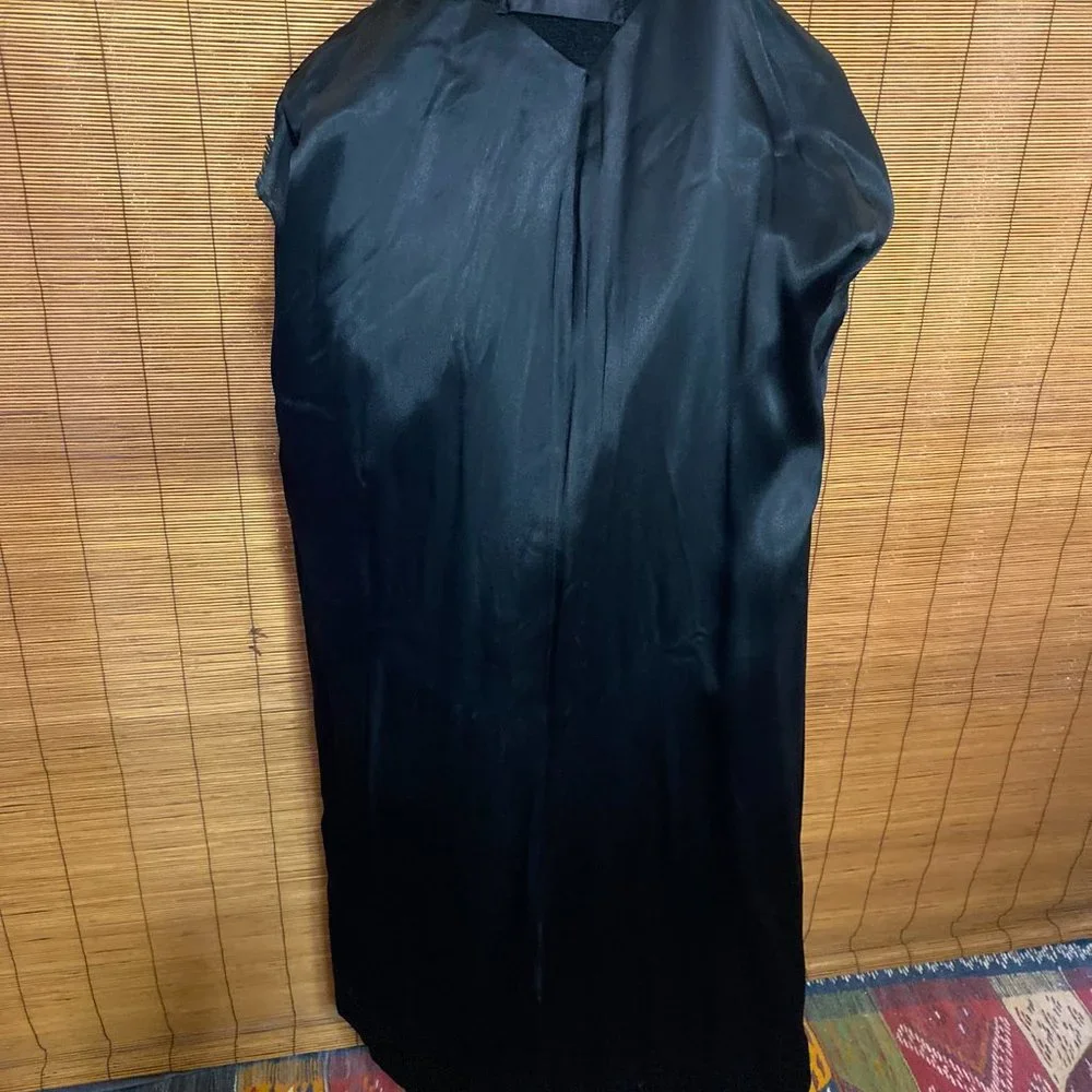 Vintage Famous Barr Black Coat from Parkmoor NY with Fur Collar - Picture 7 of 10